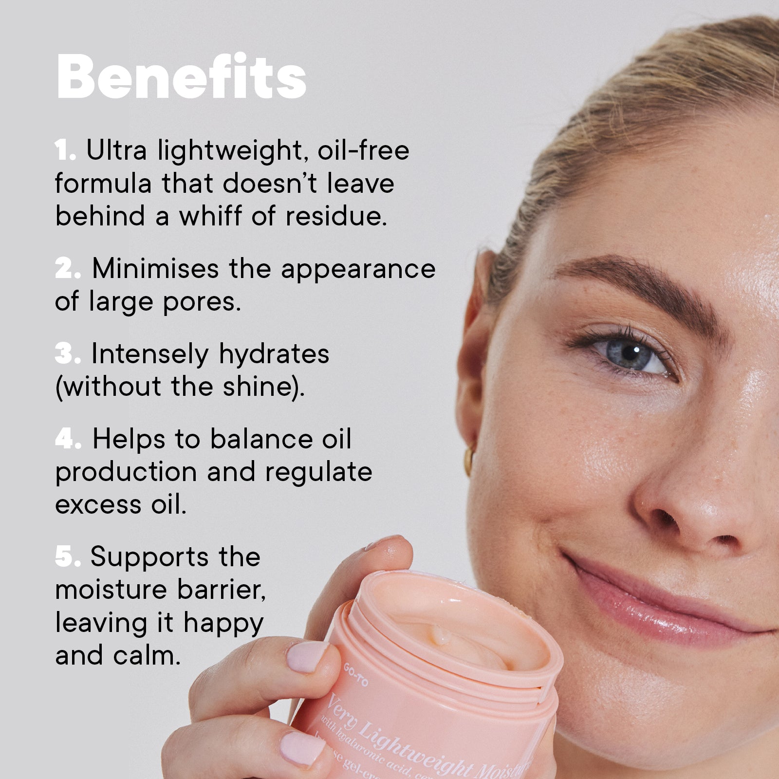 Very Lightweight Moisturiser Refill Moisturiser Go-To Skincare