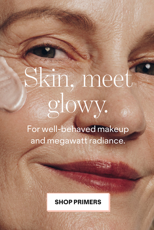 A close up of a womans face.