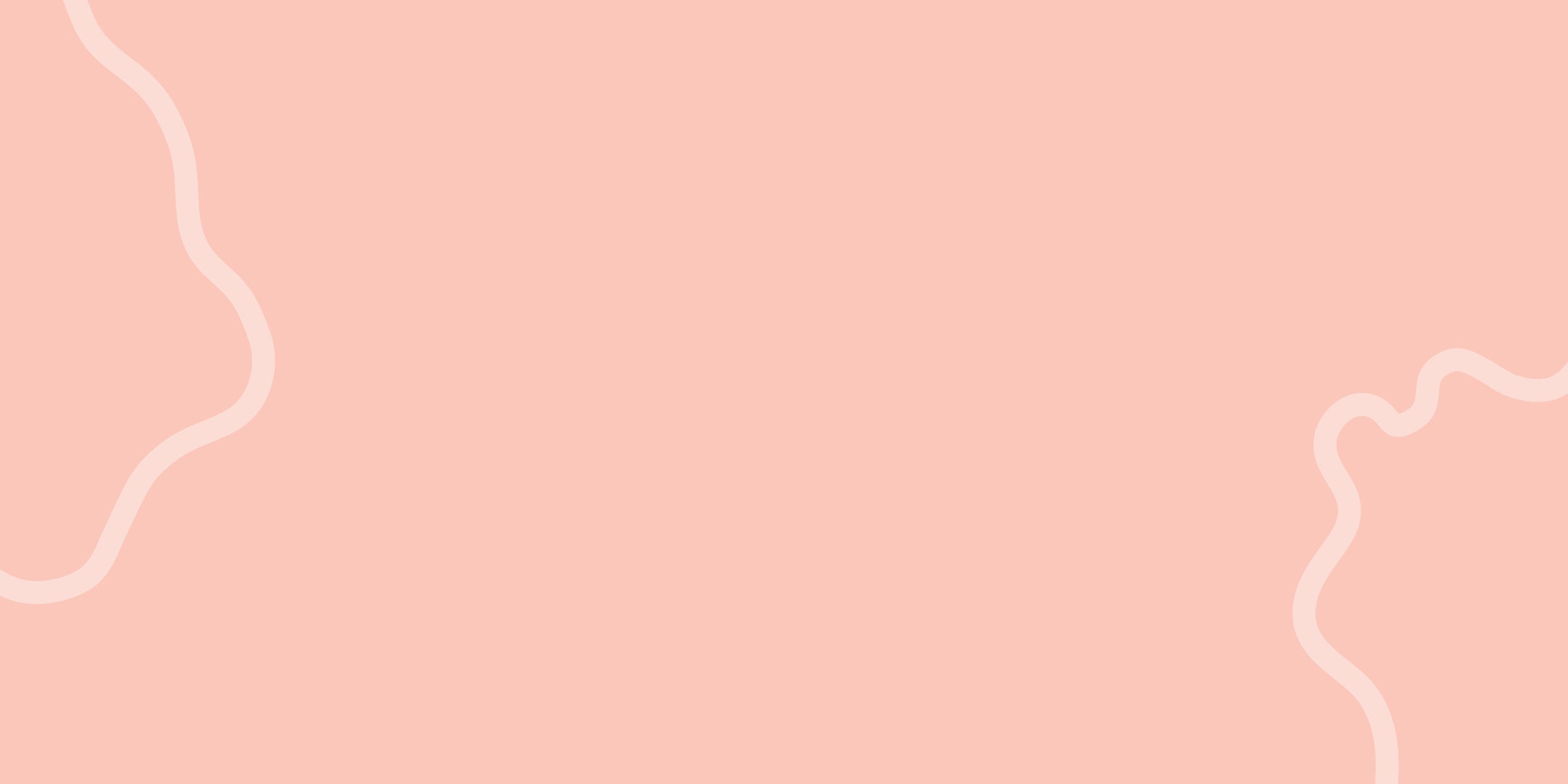 Light pink background with two wavy, slightly darker pink lines running vertically along the left and right edges, creating an abstract, minimalist design. The center is empty.