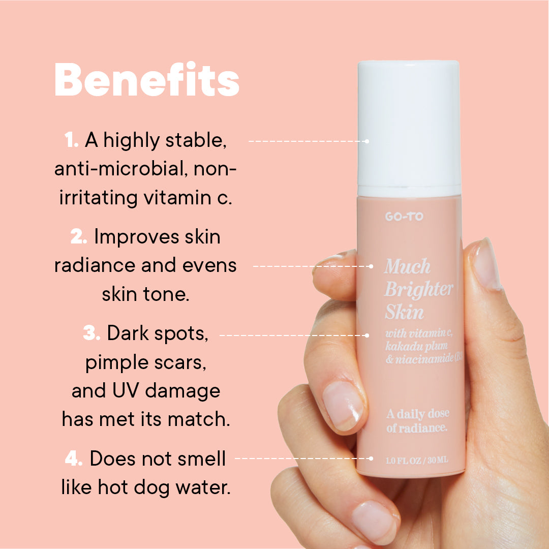 Much Brighter Skin Brightening Vitamin C Serum Go To Skin Care