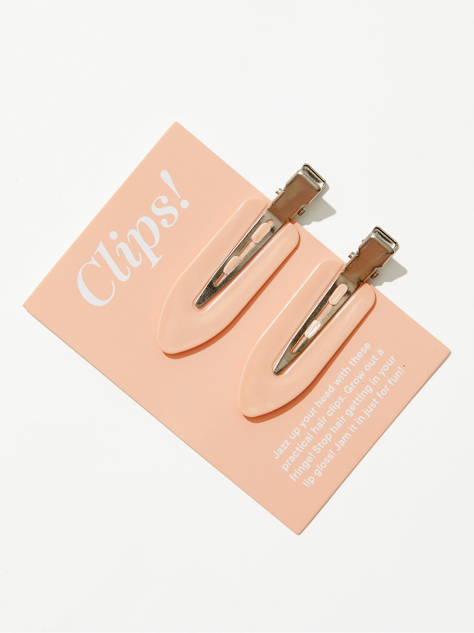 Peach Hair Clips