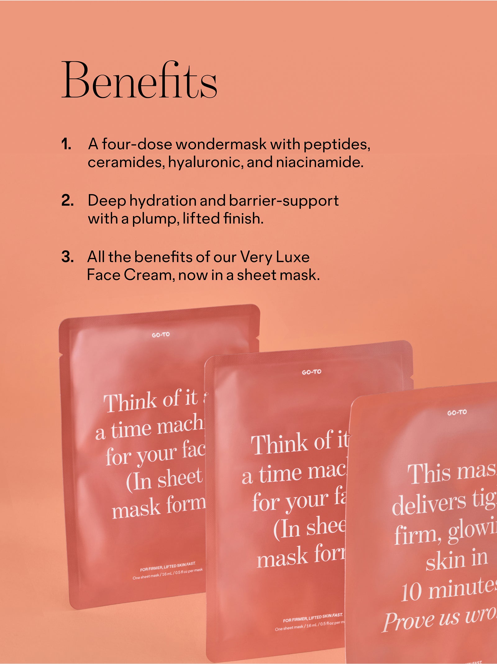 Very Luxe Lifting Mask