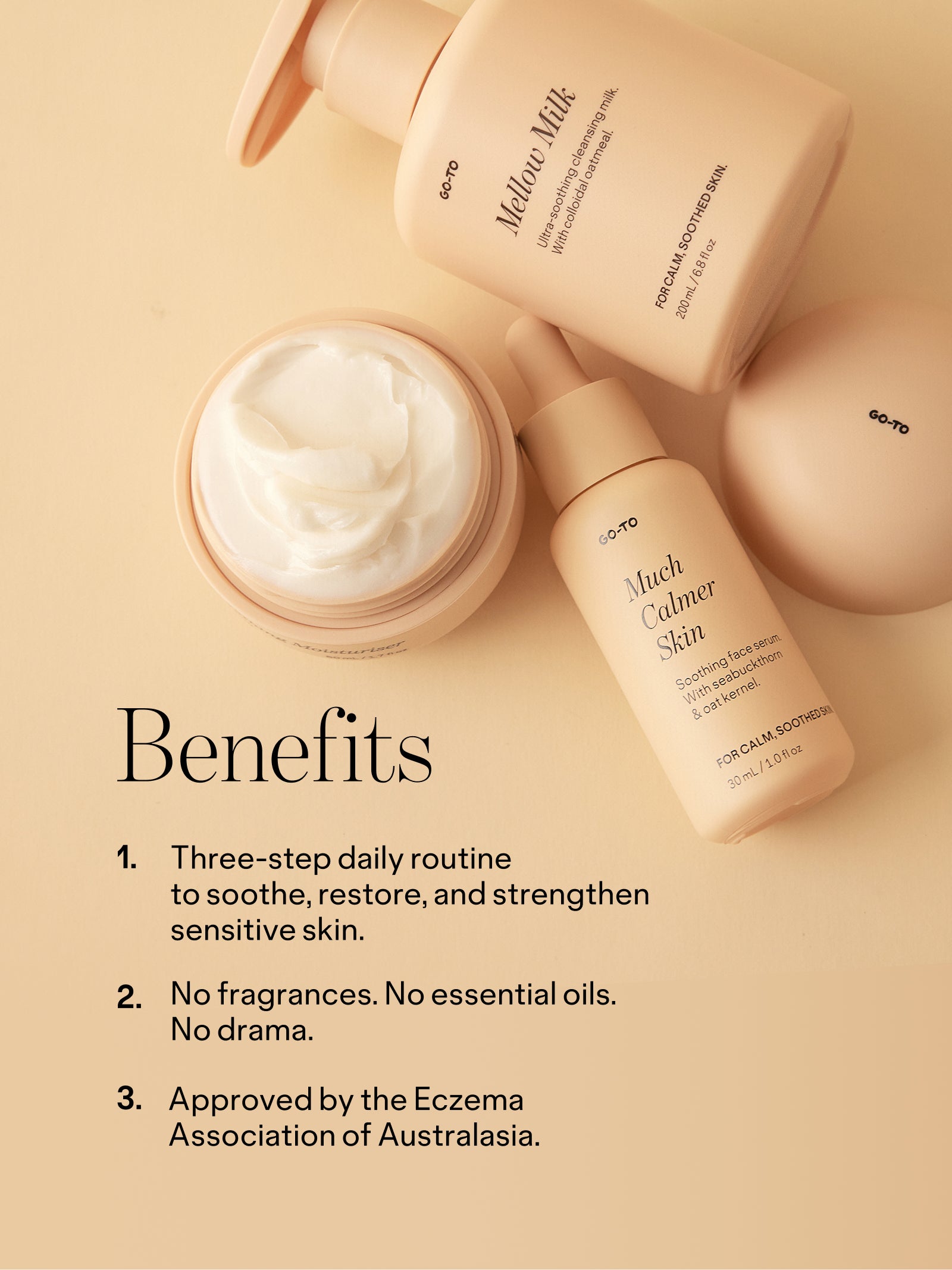 Go Skin-care Sheets ローズ・レモン・ライム3p The Sensitive Set | Sensitive Skin Routine | Go-To Skincare