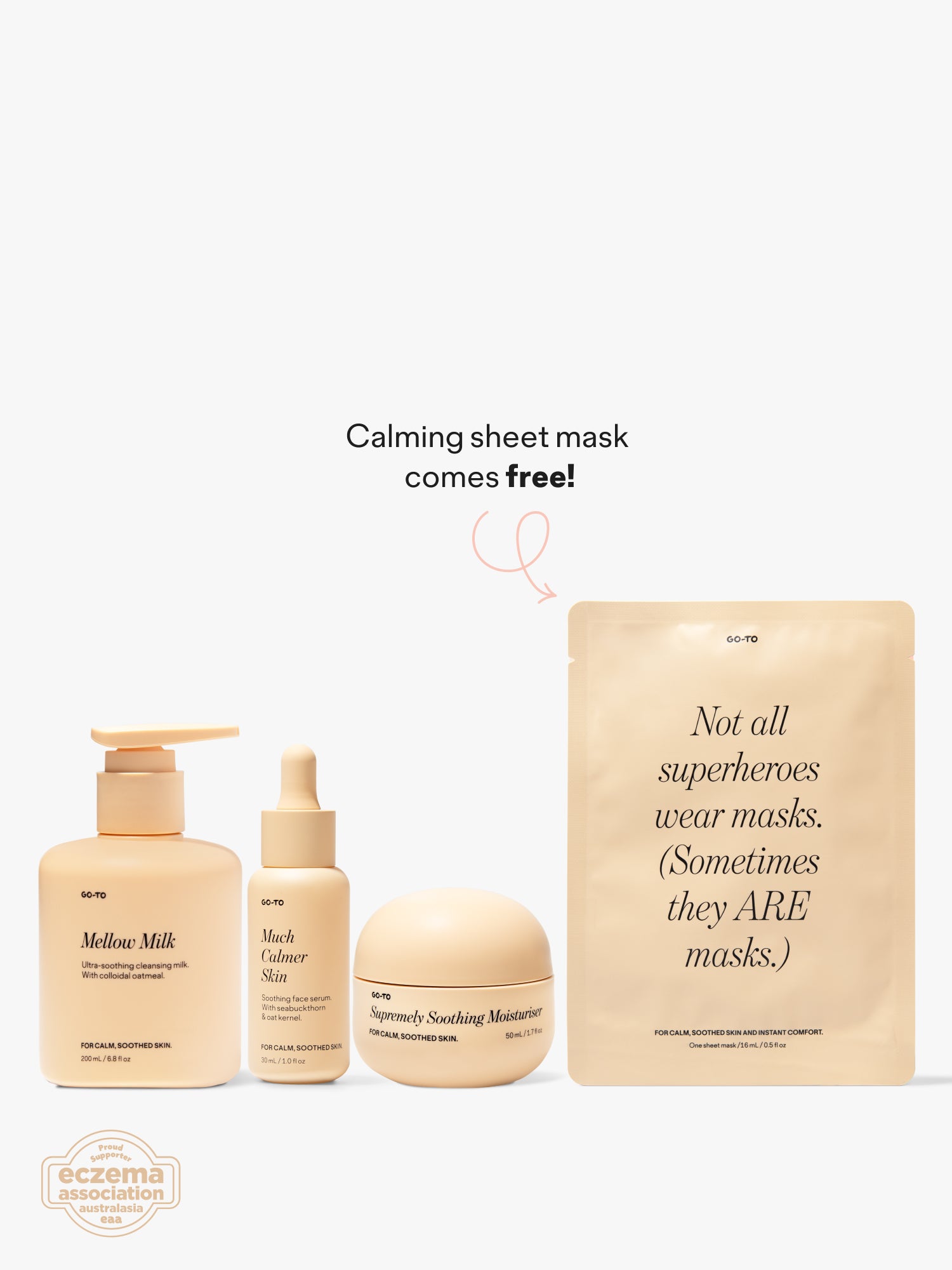 Go Skin-care Sheets ローズ・レモン・ライム3p The Sensitive Set | Sensitive Skin Routine | Go-To Skincare