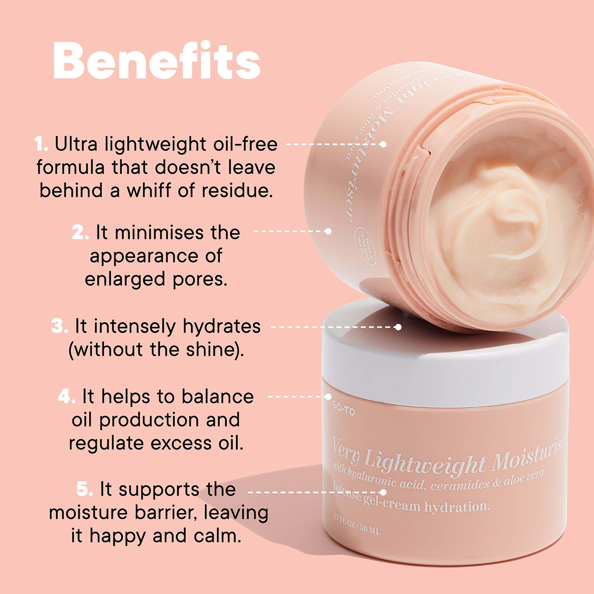 Very Lightweight Moisturiser Hydrating Gel Cream Go To Skin Care